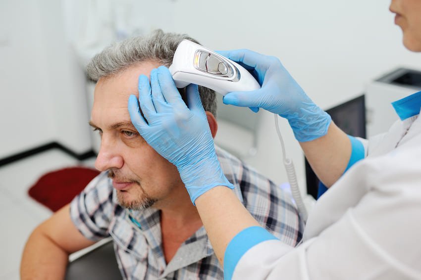 Hårvurdering med en scanner